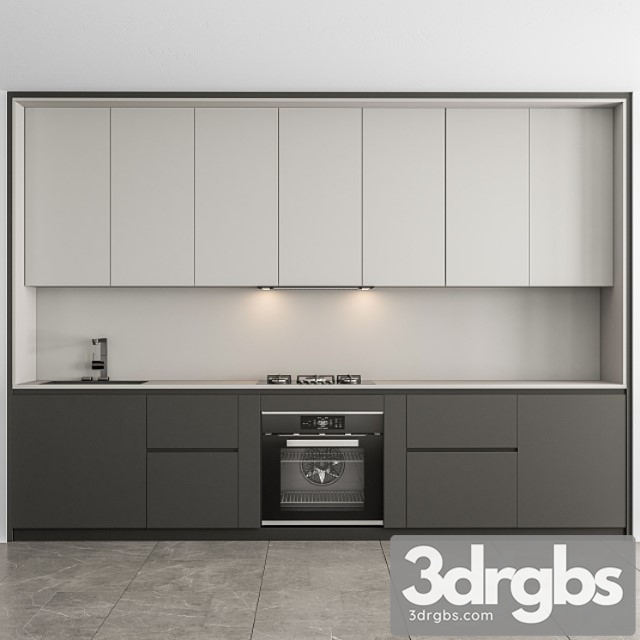 Kitchen modern – white and gray cabinets 74 - thumbnail 1