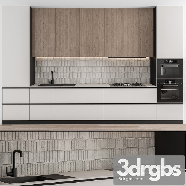 Kitchen modern – white and wood 55 - thumbnail 1