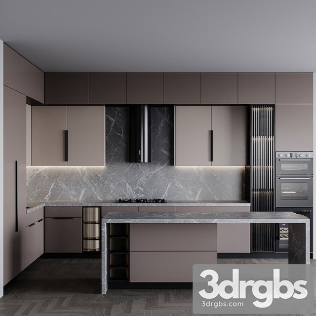 Kitchen Modern152 3dsmax Download - thumbnail 1