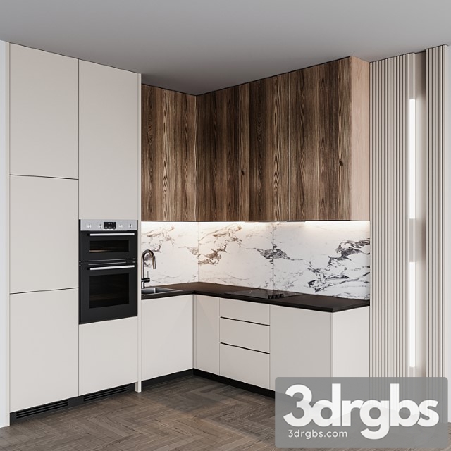 Kitchen Modern186 3dsmax Download - thumbnail 1