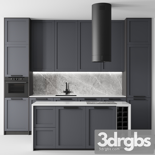 Kitchen no. 20 3dsmax Download - thumbnail 1