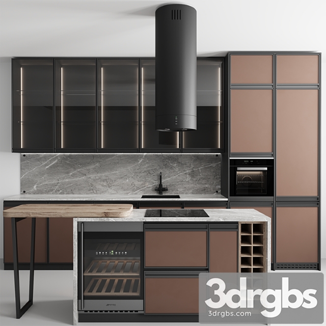 Kitchen no. 33 3dsmax Download - thumbnail 1