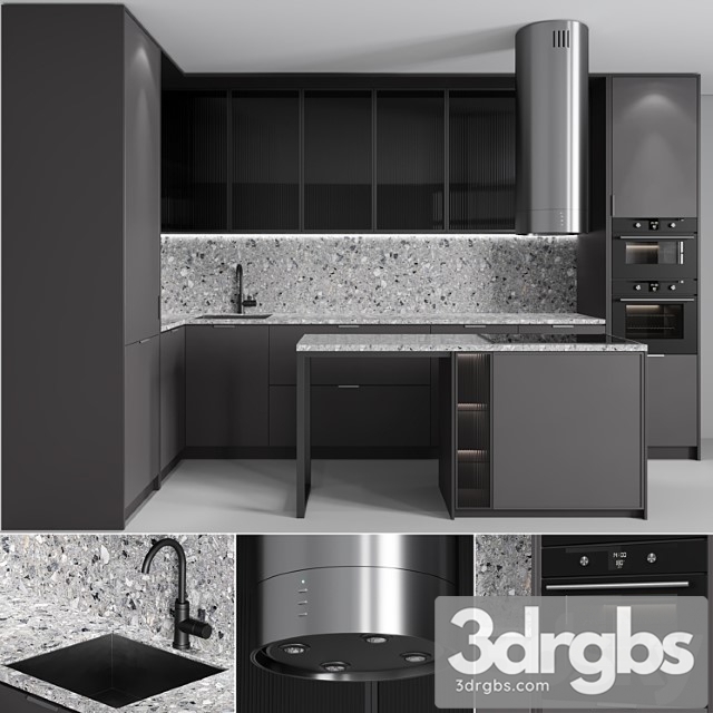 Kitchen no. 6 3dsmax Download - thumbnail 1