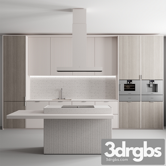 Kitchen No 82 Pastel 3dsmax Download - thumbnail 1