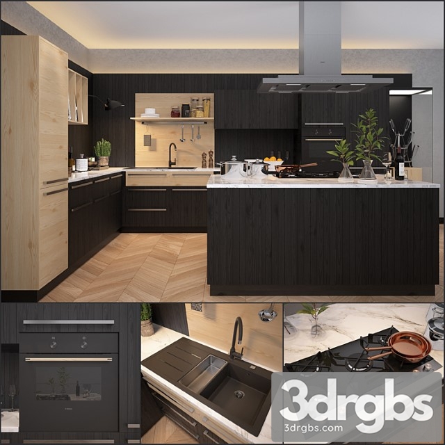 Kitchen nolte – neo chalet 3dsmax Download - thumbnail 1