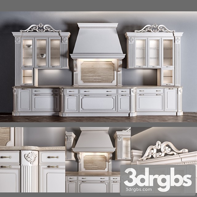 Kitchen Prestige Regina Dama 3dsmax Download - thumbnail 1