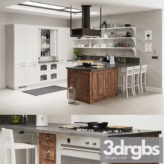 Kitchen Scavolini 03 3dsmax Download - thumbnail 1