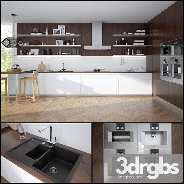 Kitchen Scavolini Tsarattere 1 3dsmax Download - thumbnail 1