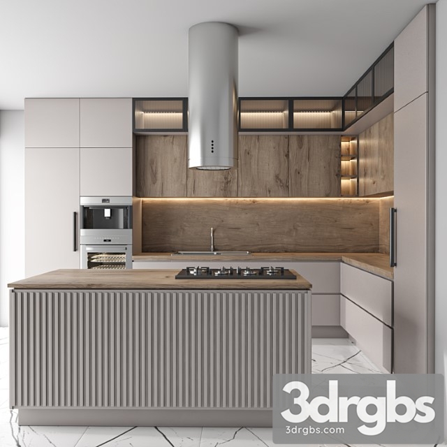 Kitchen Set 27 1 3dsmax Download - thumbnail 1