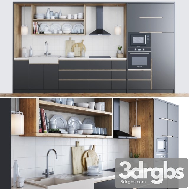 Kitchen Set 3dsmax Download - thumbnail 1