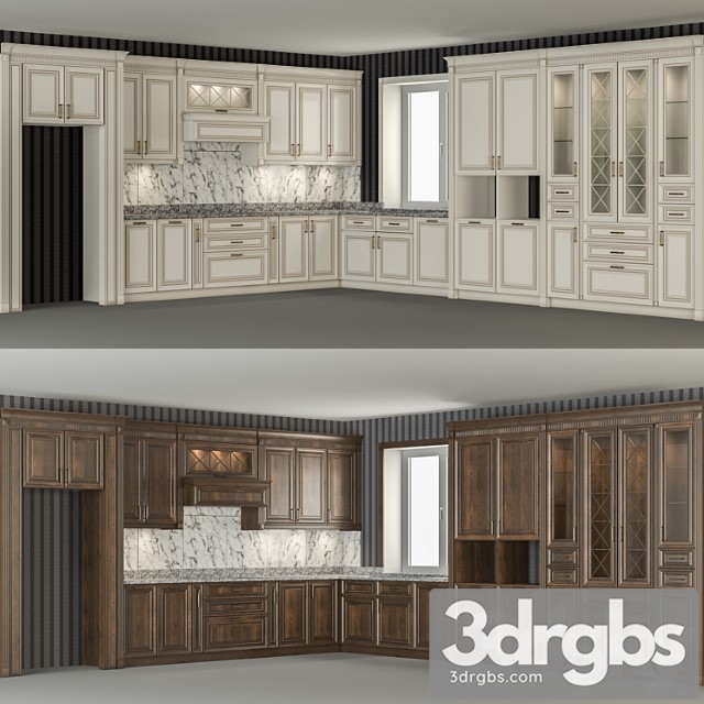 Kitchen Set 53 3dsmax Download - thumbnail 1