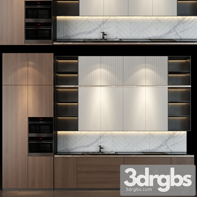 Kitchen Set 60 1 3dsmax Download - thumbnail 1