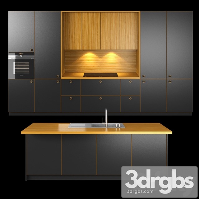 Kitchen strato matt 3dsmax Download - thumbnail 1