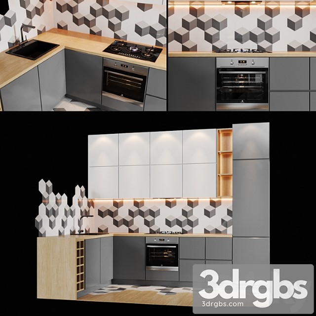 Kitchen V23 3dsmax Download - thumbnail 1