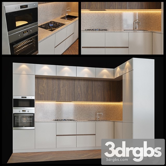 Kitchen V3 3dsmax Download - thumbnail 1