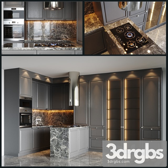 Kitchen V5 3dsmax Download - thumbnail 1