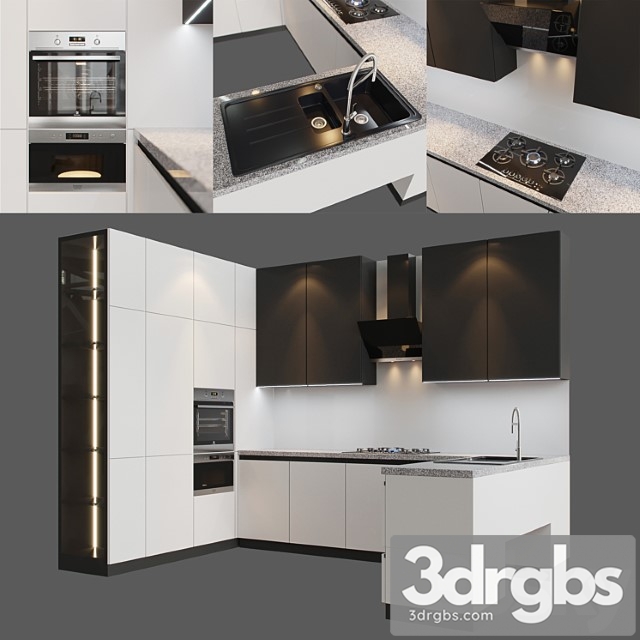 Kitchen_123 3dsmax Download - thumbnail 1