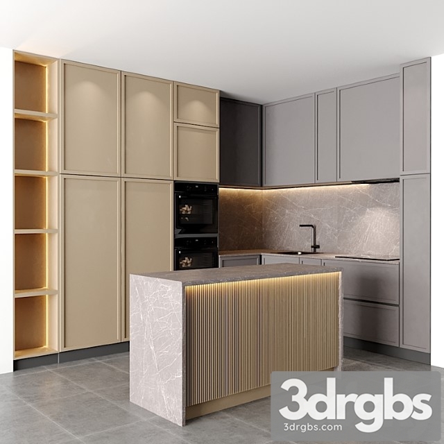 Kitchen_1_3 3dsmax Download - thumbnail 1