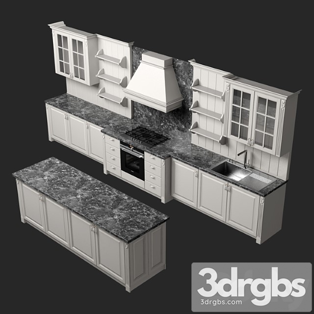 Kitchen_2_3 3dsmax Download - thumbnail 1