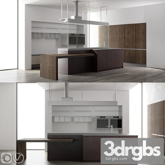 Kitchens Ernestomeda Icon 3dsmax Download - thumbnail 1