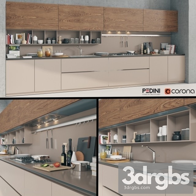 Kithcen Pedini Set 3dsmax Download - thumbnail 1