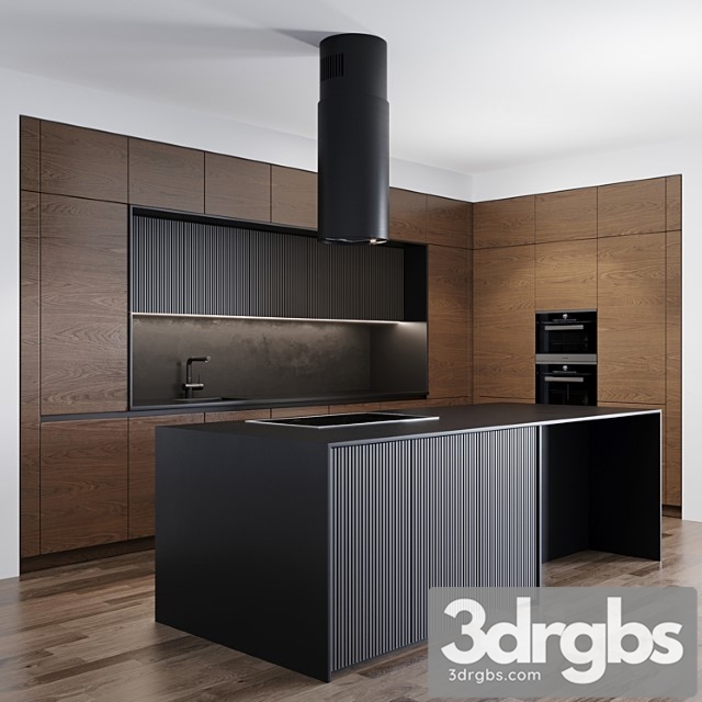 Modern kitchen 5 3dsmax Download - thumbnail 1