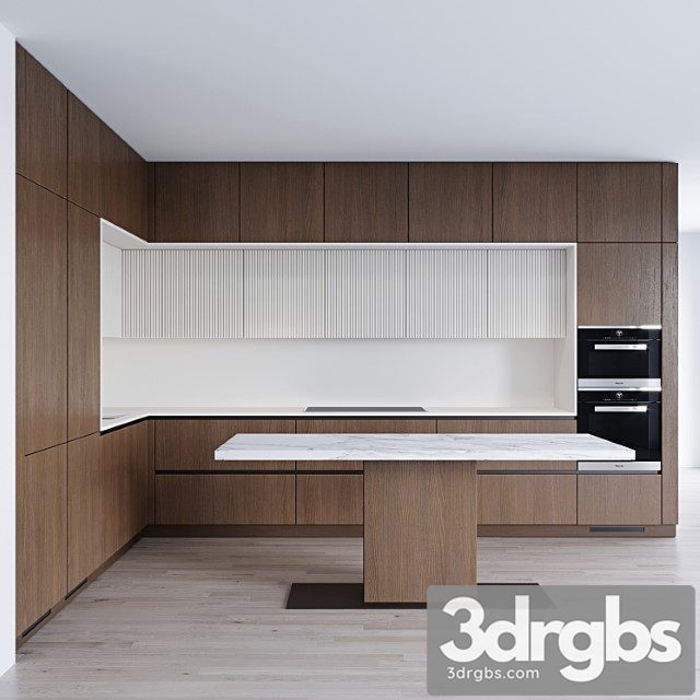 Modern Kitchen 8 3dsmax Download - thumbnail 1