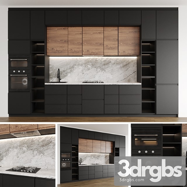 Modern kitchen ikea voxtorp 3dsmax Download - thumbnail 1