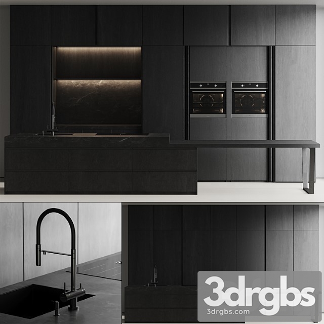 Modern kitchen with island 11 - thumbnail 1