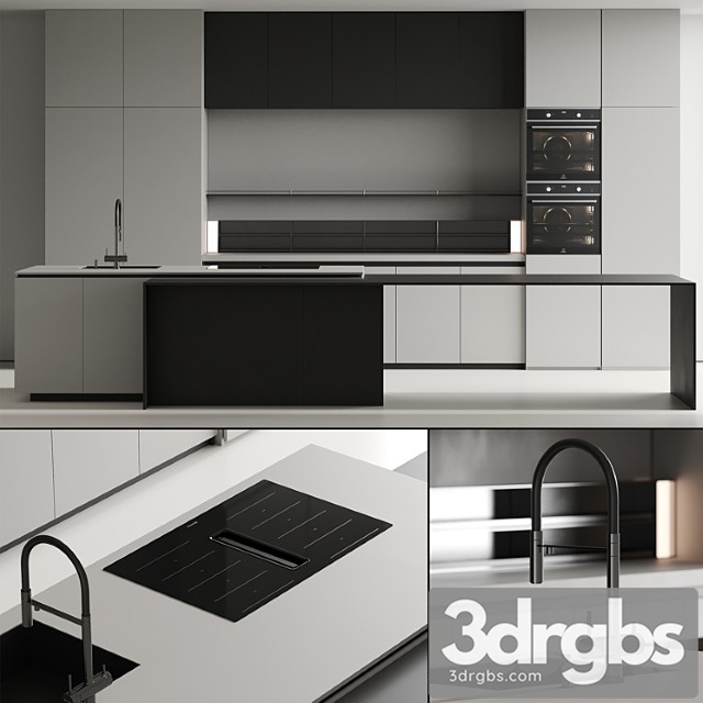 Modern kitchen with island 12 - thumbnail 1