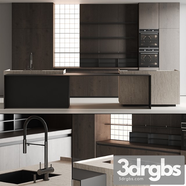 Modern kitchen with island 13 - thumbnail 1