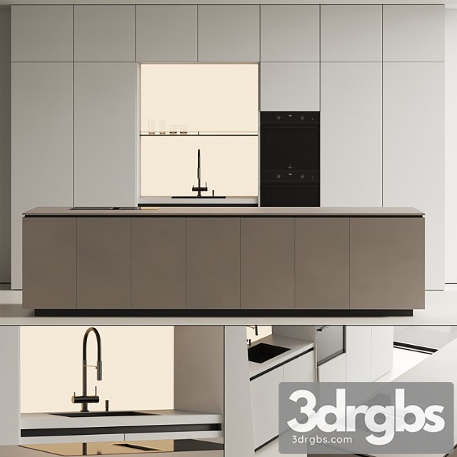 Modern kitchen with island 15 - thumbnail 1