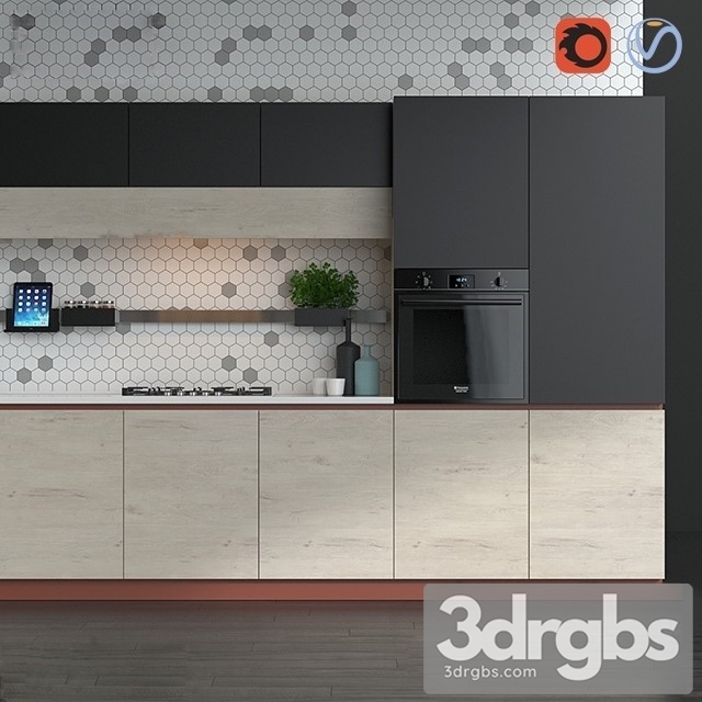 Navarra Kitchen Cabinet 3dsmax Download - thumbnail 1