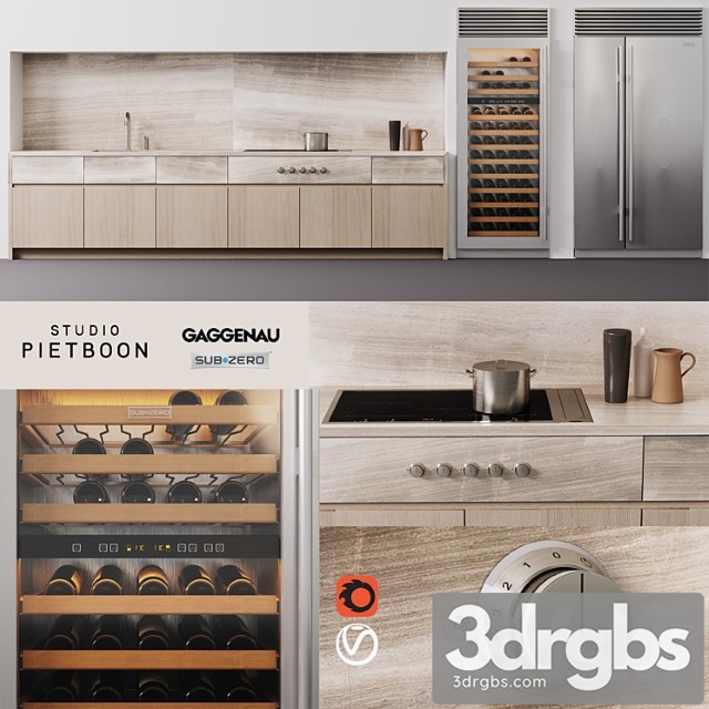 Piet boon kitchen 3dsmax Download - thumbnail 1