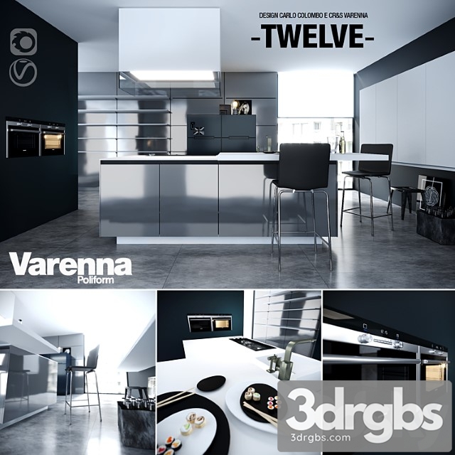 Poliform varenna twelve 3 3dsmax Download - thumbnail 1