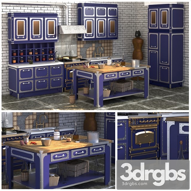 Rodas Liverpool Kitchen 3dsmax Download - thumbnail 1