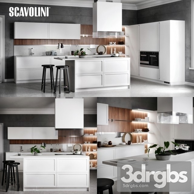 Scavolini  Carattere 3dsmax Download - thumbnail 1