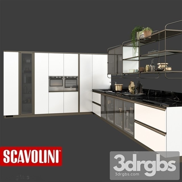 Scavolini Diesel Open Workshop 3dsmax Download - thumbnail 1