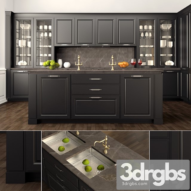 Scic – glamor collection gonzaga kitchen 3dsmax Download - thumbnail 1