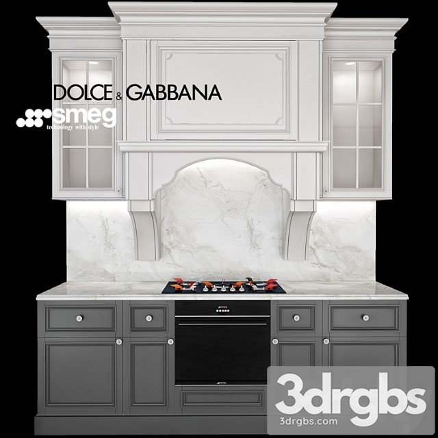 Smeg Dolce stil Novo 3dsmax Download - thumbnail 1