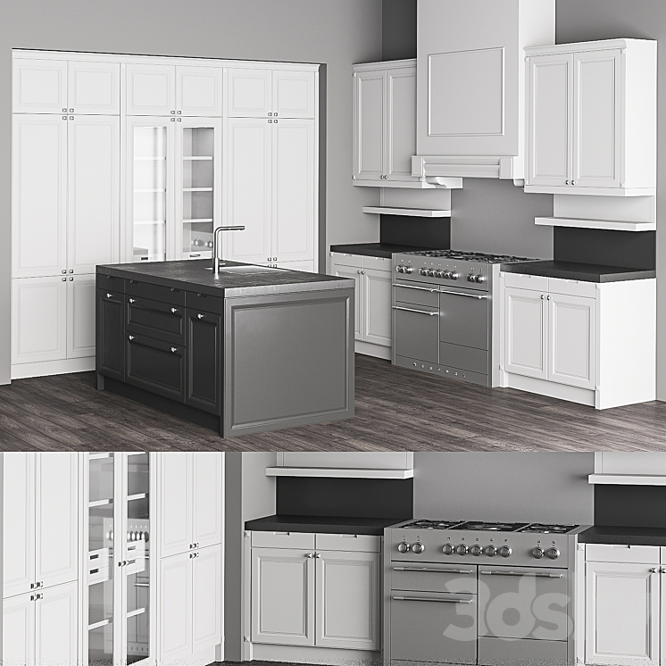 Kitchen Castagna Cucine Gallery 3DS Max - thumbnail 1