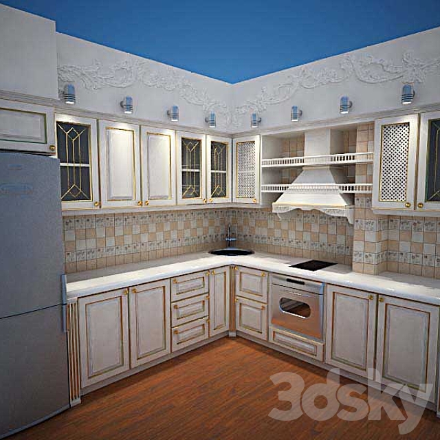 Kitchen classics 3DSMax File - thumbnail 1