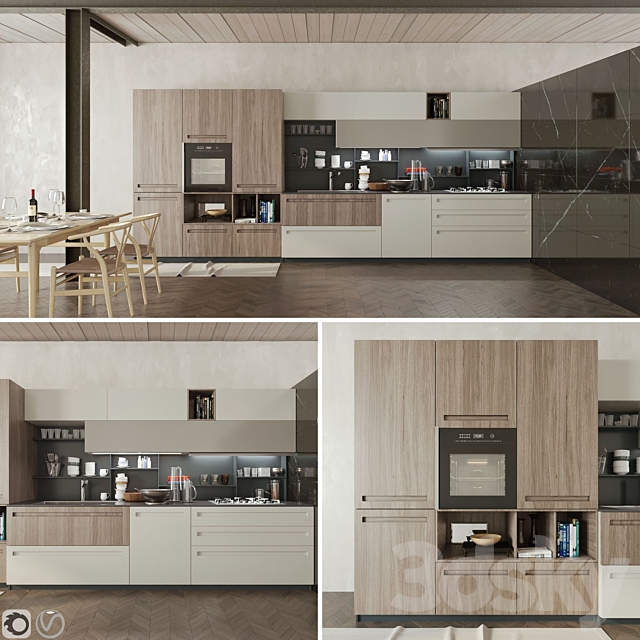 Kitchen Cucina Mood Stosa 3DSMax File - thumbnail 1