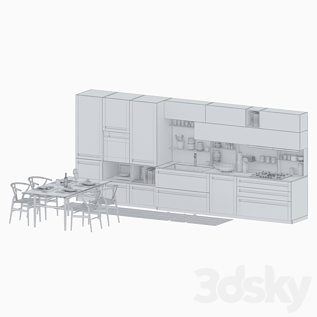 Kitchen Cucina Mood Stosa 3DSMax File - thumbnail 3