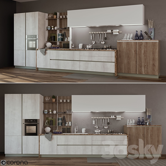 Kitchen Cucine Stosa Infinity 3DSMax File - thumbnail 1