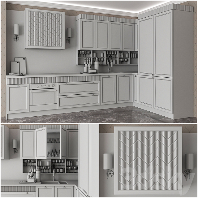 Kitchen Deco 3DSMax File - thumbnail 2