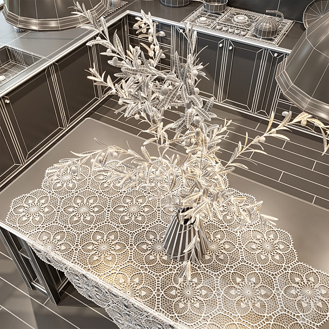 Kitchen Devol (The Crystal Palace Kitchen) 3DS Max Model - thumbnail 3