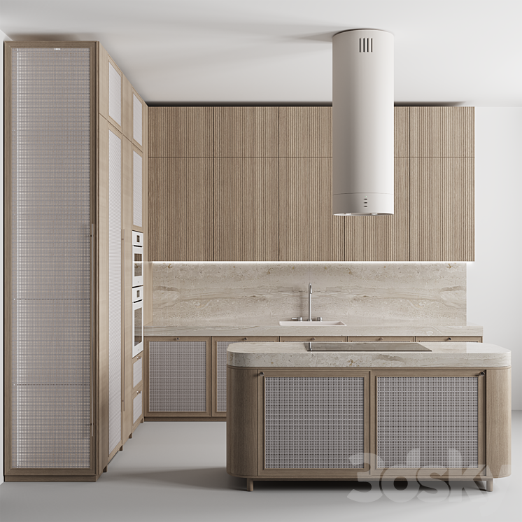 Kitchen №140 3DS Max Model - thumbnail 1