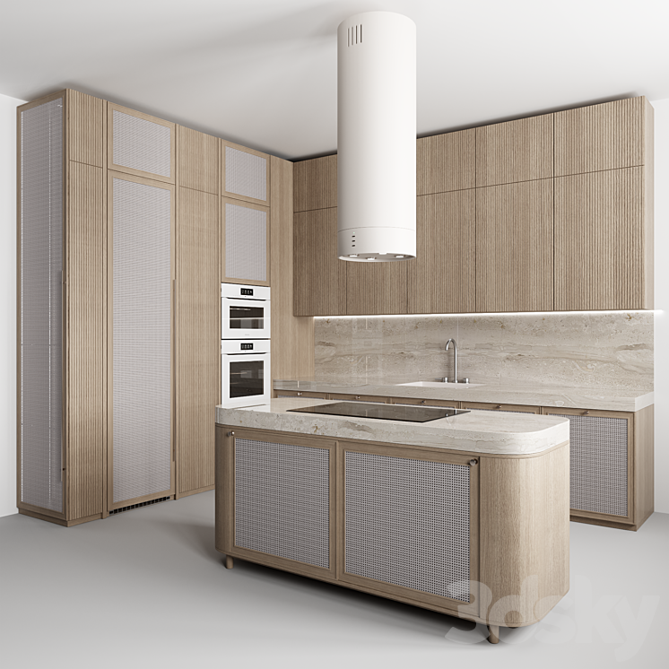 Kitchen №140 3DS Max Model - thumbnail 2