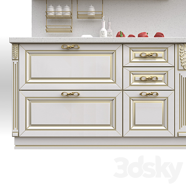 Kitchen Elana 3DSMax File - thumbnail 3